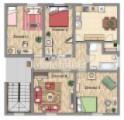 Grundriss 4-Zi- 100 QM 1 OG