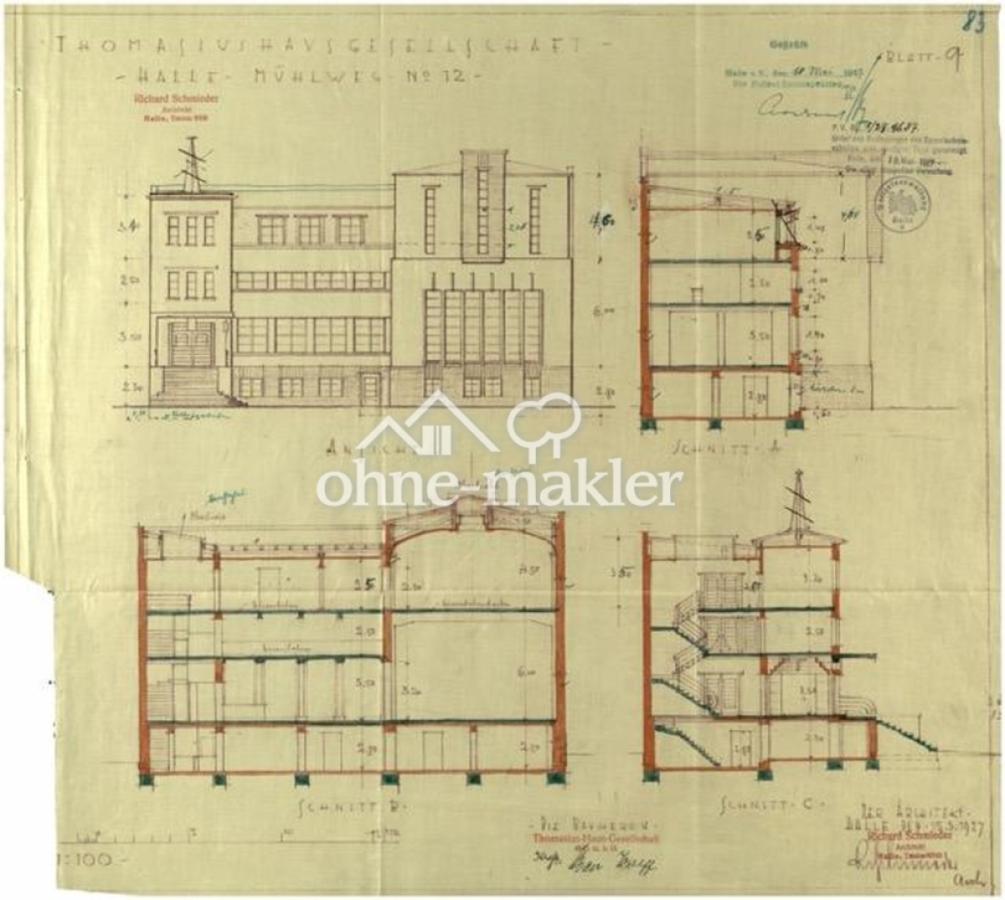 Plan aus Stadtarchiv