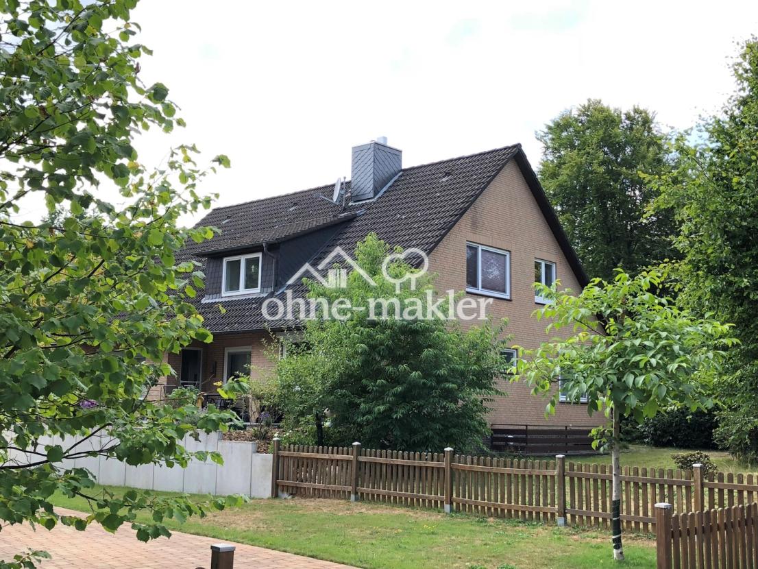 Seitenansicht vom Haus