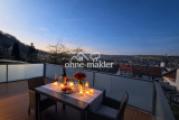 Abendstimmung auf dem Balkon