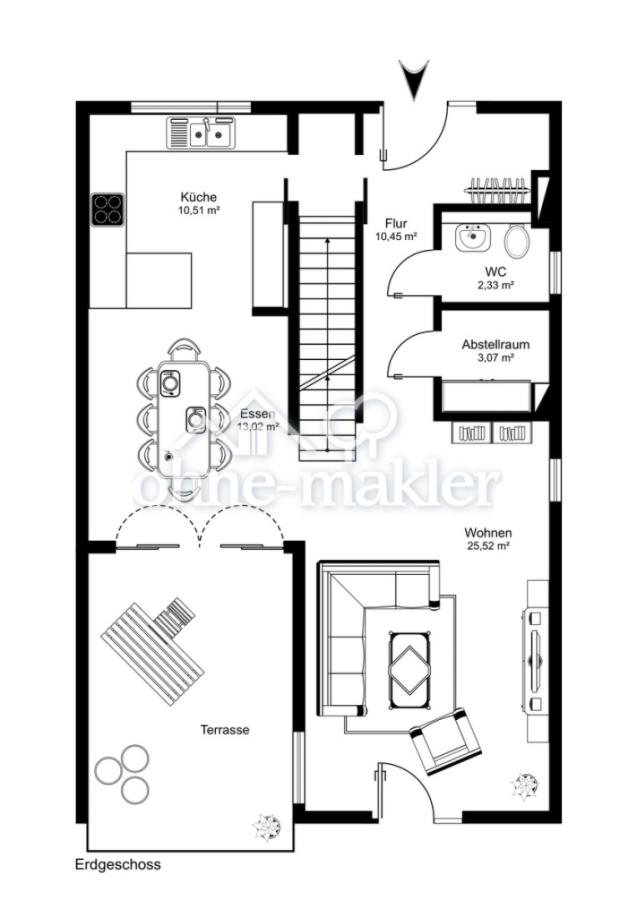 Grundriss Erdgeschoß