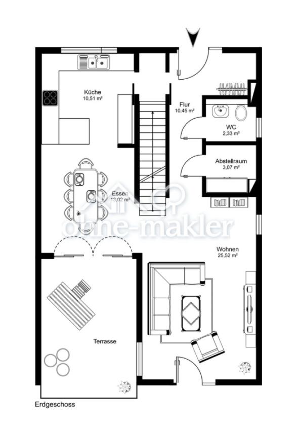 Grundriss Erdgeschoß