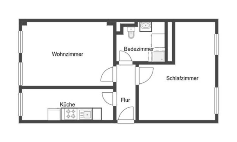 Grundriss Skizze