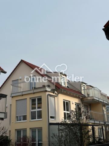 Hausansicht, Zwei Balkone