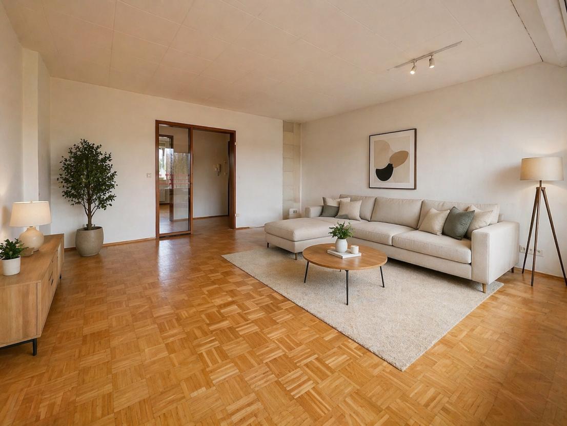 Wohnzimmer Virtual Staging
