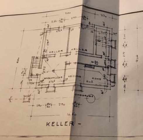 Grundriss Keller