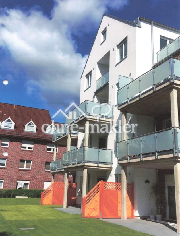 Rückseite mit Balkon