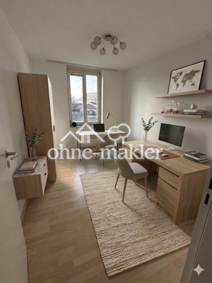 Arbeitszimmer visualisiert