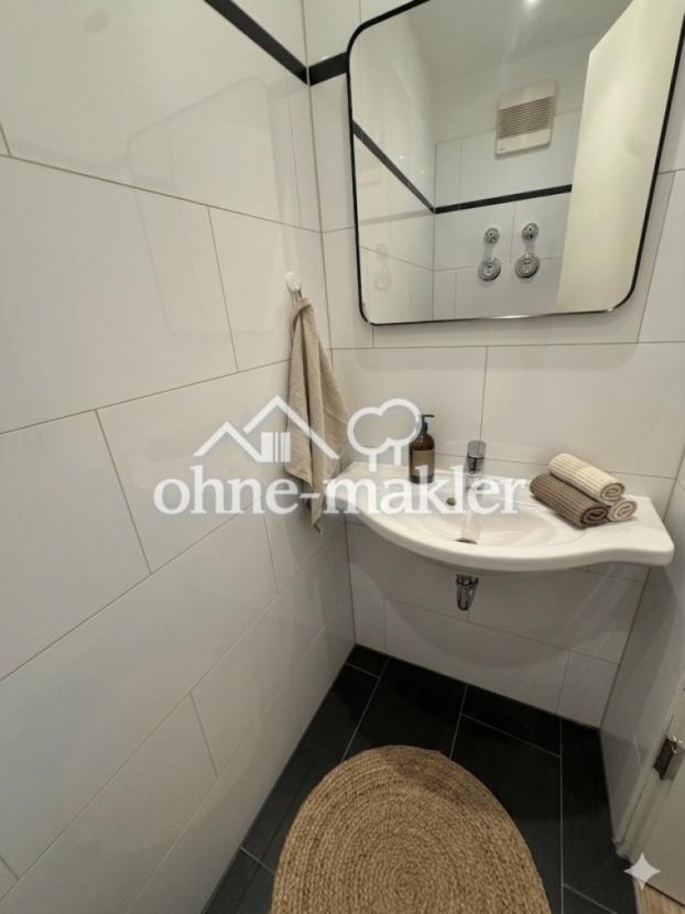 Badezimmer im Flur visualisier