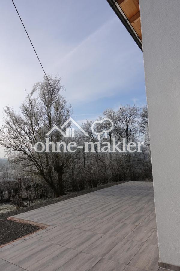 Blick auf Terasse