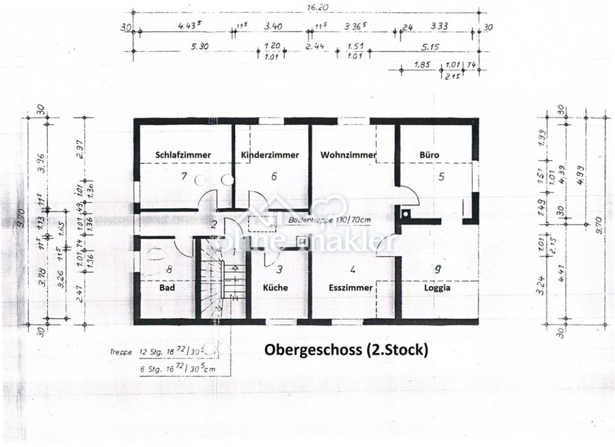 2.OG: 4 Zi Kü Bad Loggia