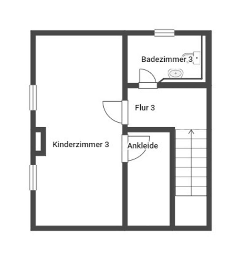 Grundriss Skizze DG Nr.20