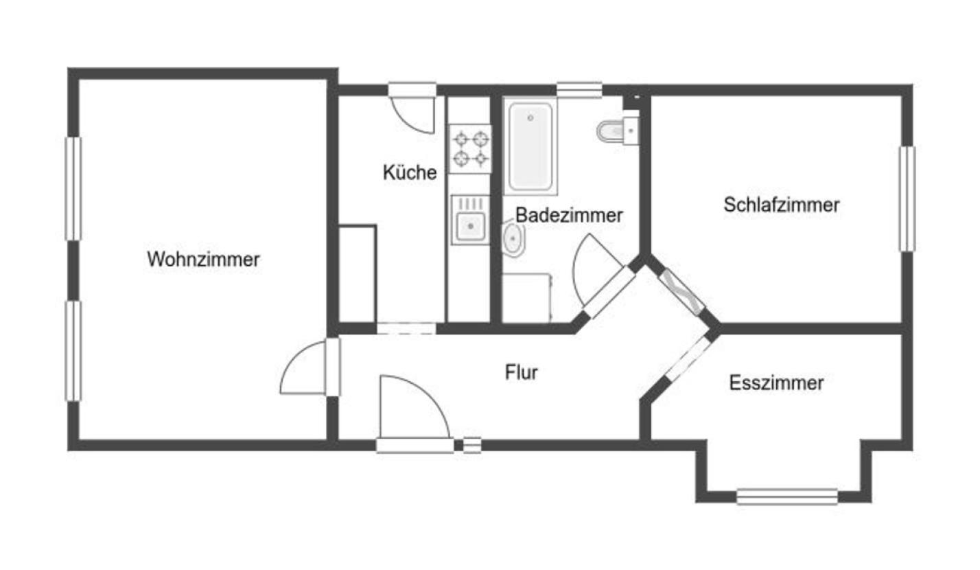 Grundriss Skizze