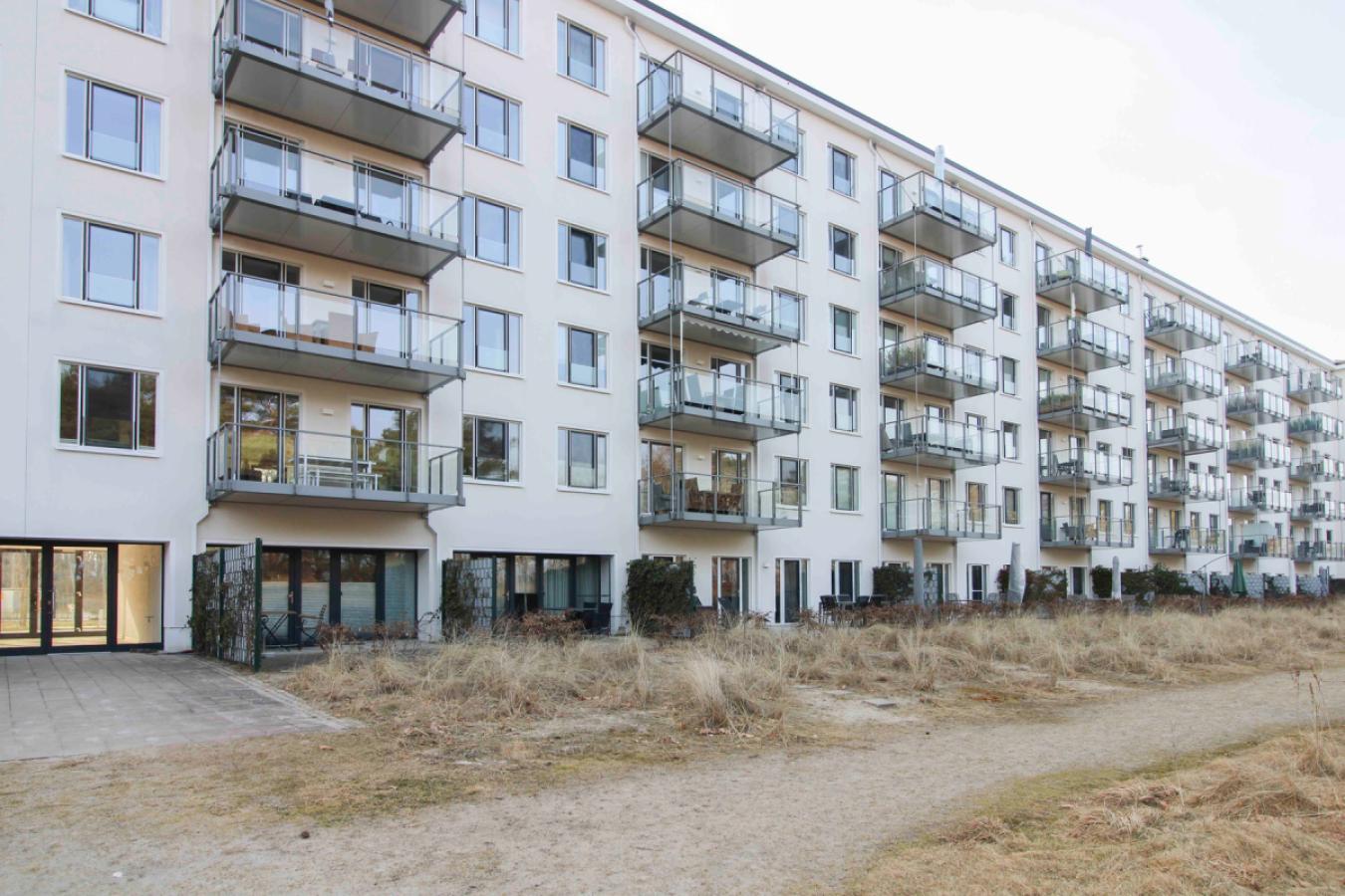 Rückansicht mit Balkone