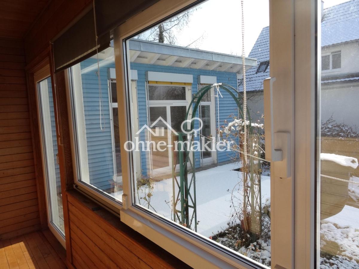 Anbau v. Wintergarten aus