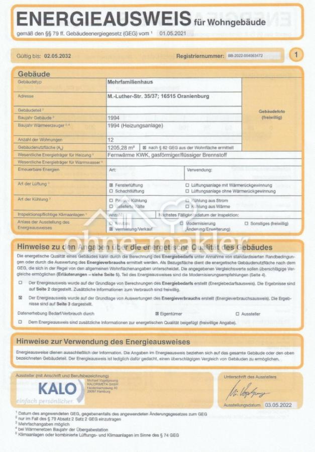 Energieausweis 1