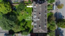 Luftbild mit Garten