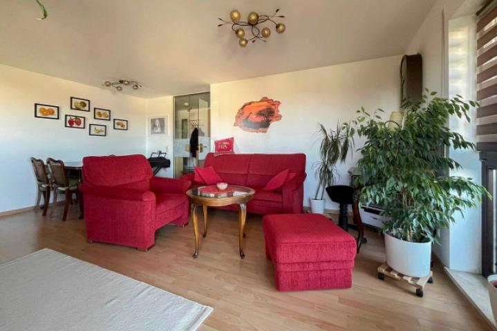 Wohnzimmer Sicht vom Balkon
