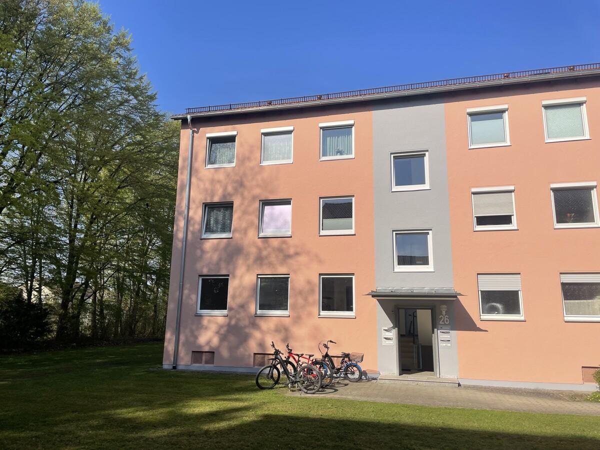 Ansicht Haus mit Eingang