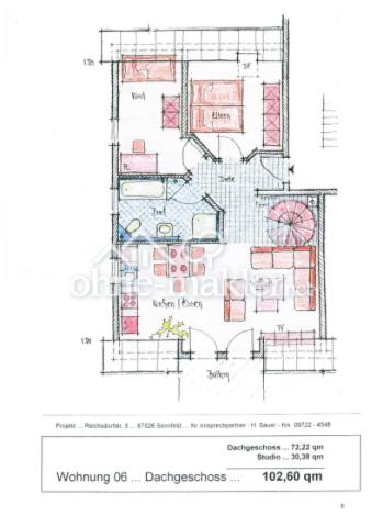 Grundriss Dachgeschoß