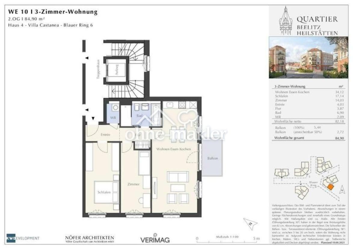 Grundriss Wohnung