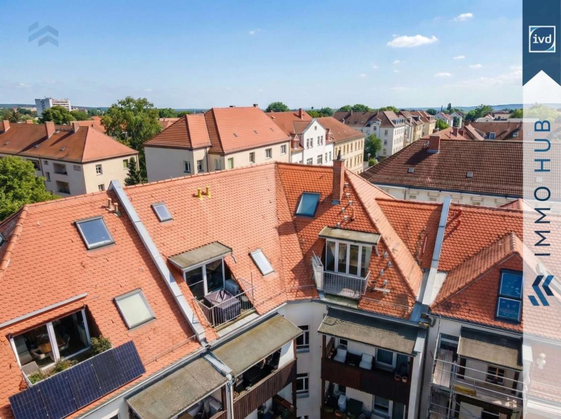 Blick auf Dachgaube