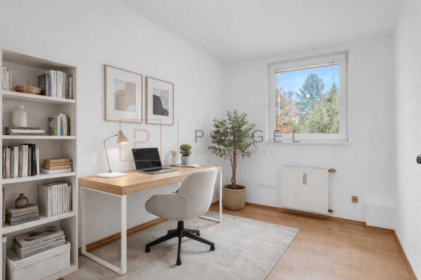 Halbes Zimmer visualisiert