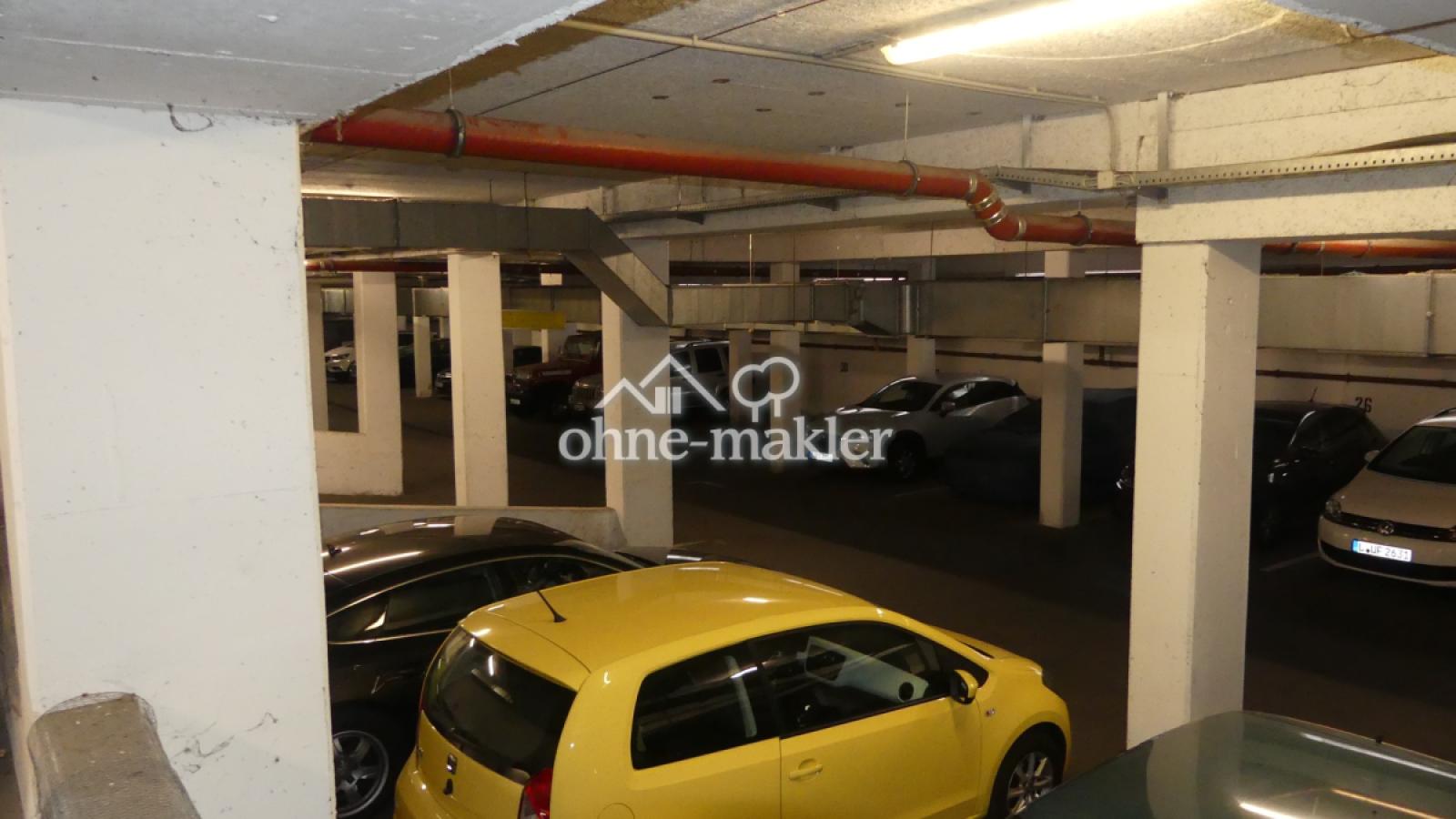 Tiefgarage direkt vom Lift aus