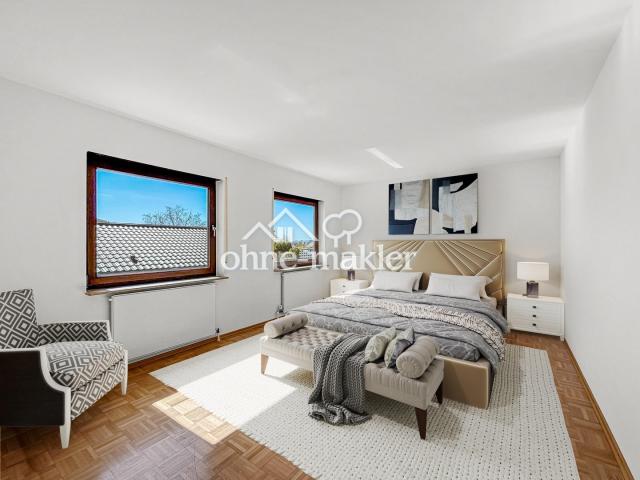 Schlafzimmer (Home staged)