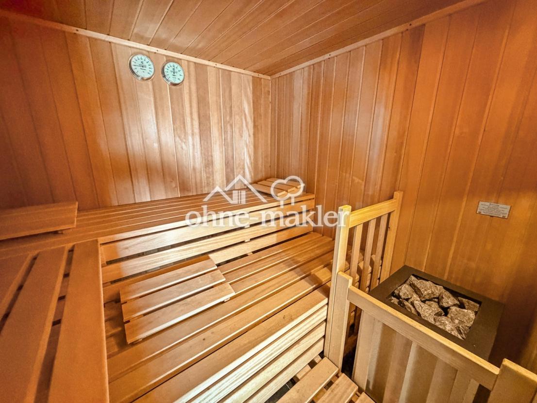 Sauna neben Gym/Hobby