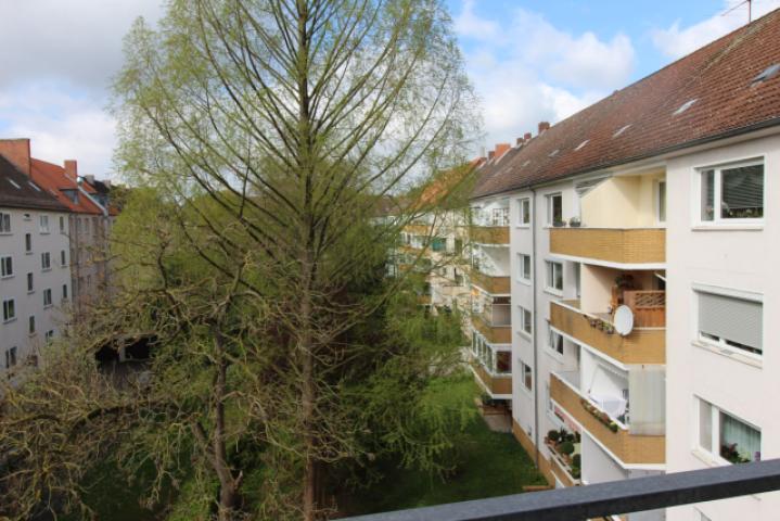 Blick vom Balkon