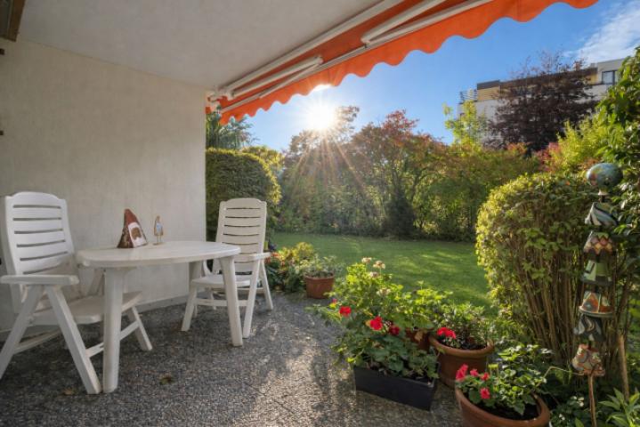 Terrasse im Sommer