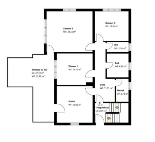 Grundriss Skizze EG