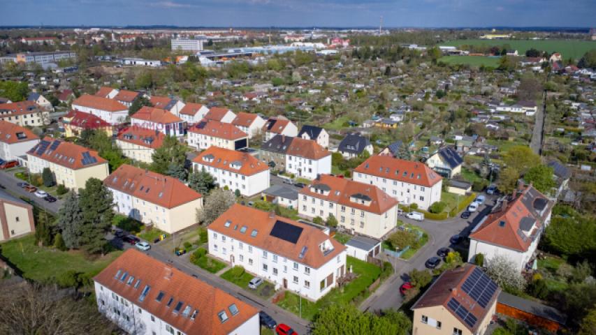 Immobilie in Leipzig/Sellerhausen-Stünz zu vermieten_2-Raum_Luftbild