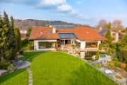 Blick aufs Haus vom Südgarten