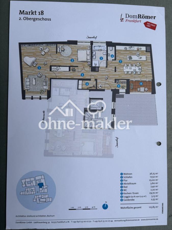 Grundriss vom Architekturbüro