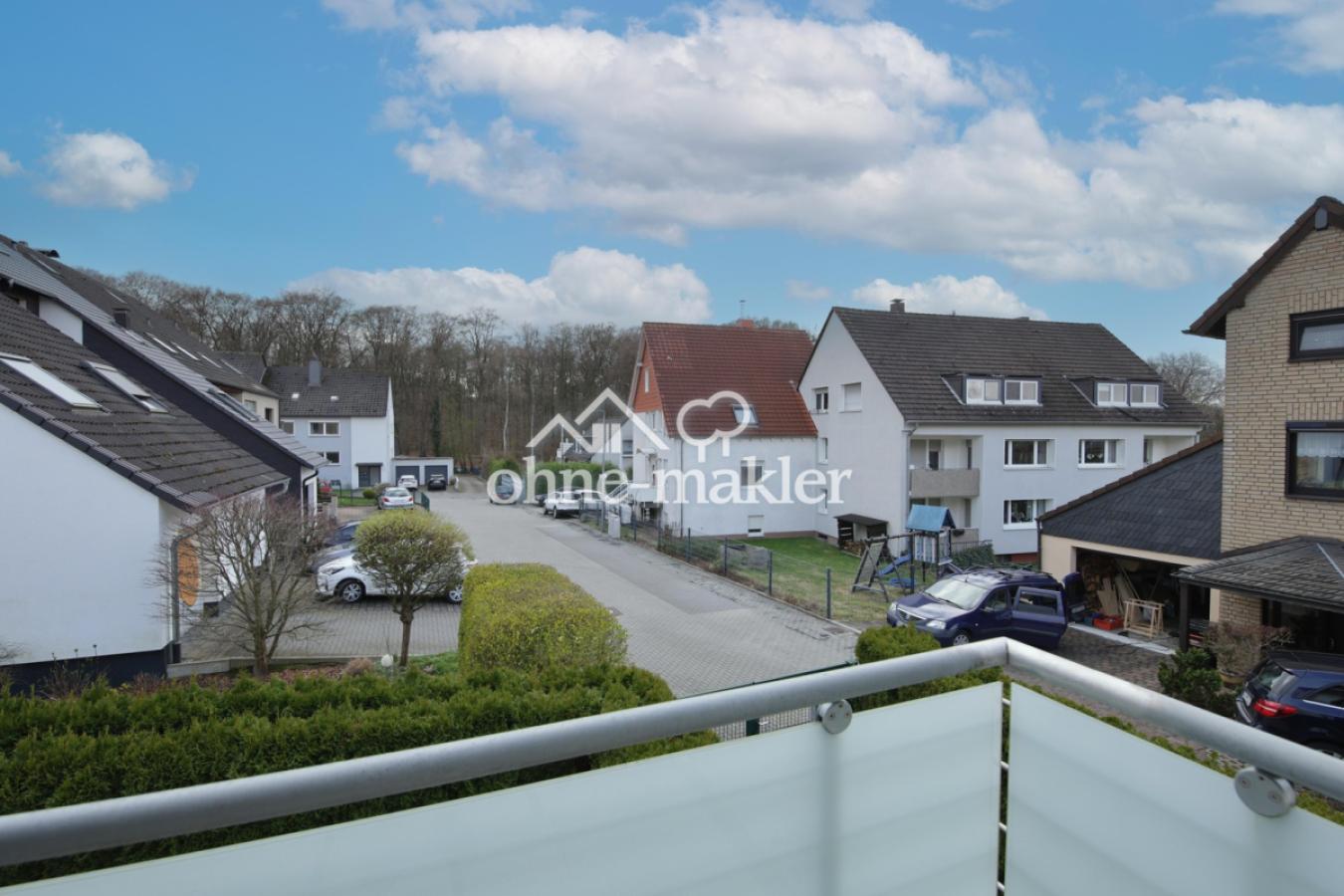 Blick vom Balkon