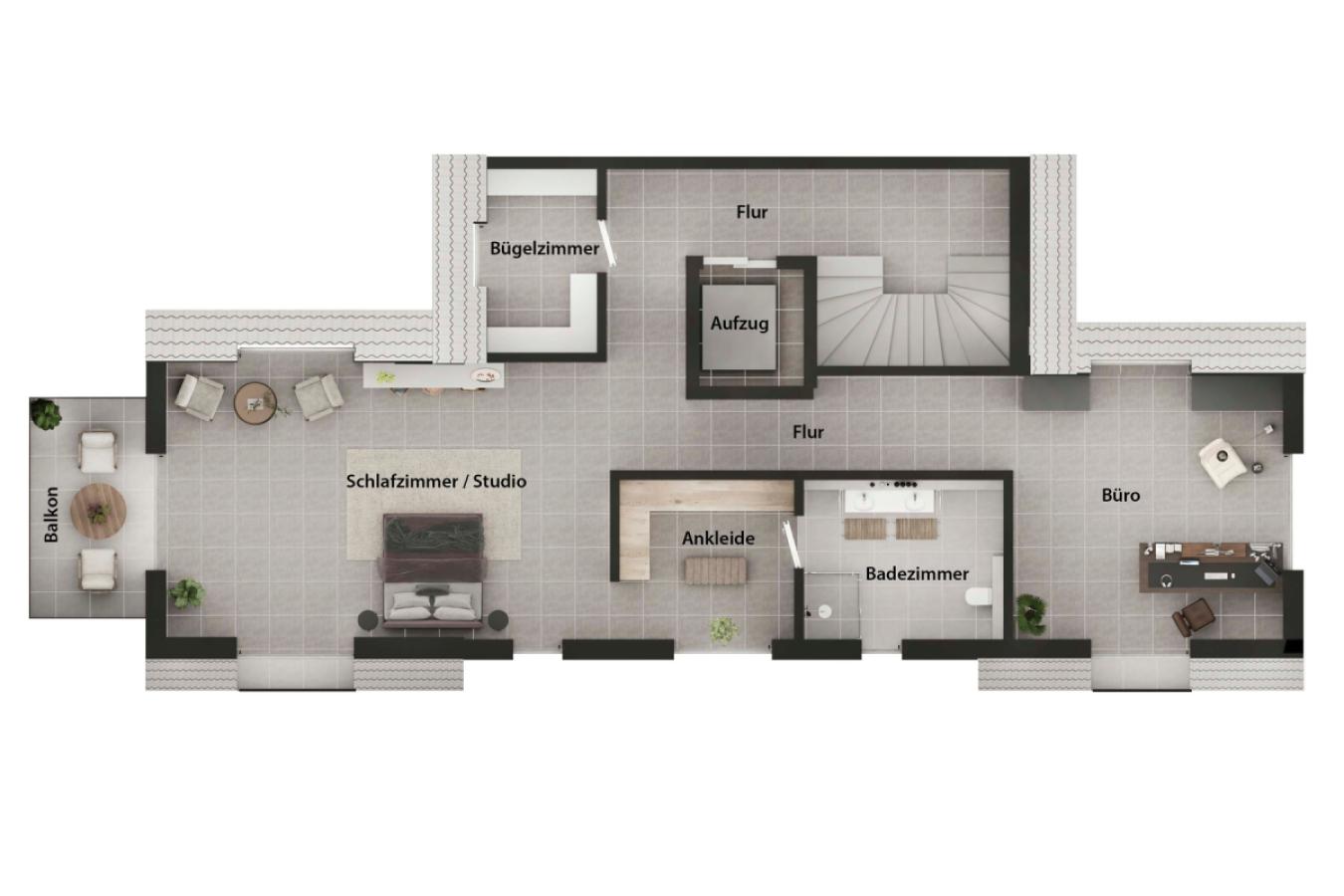 Grundrisse DG - Wohnebene_