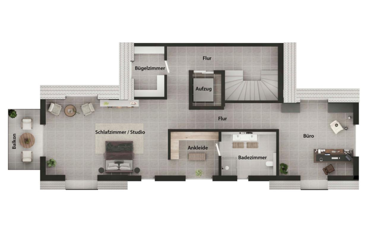 Grundrisse DG - Wohnebene_