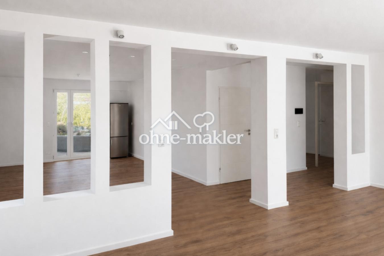 Blick aus dem Wohnraum