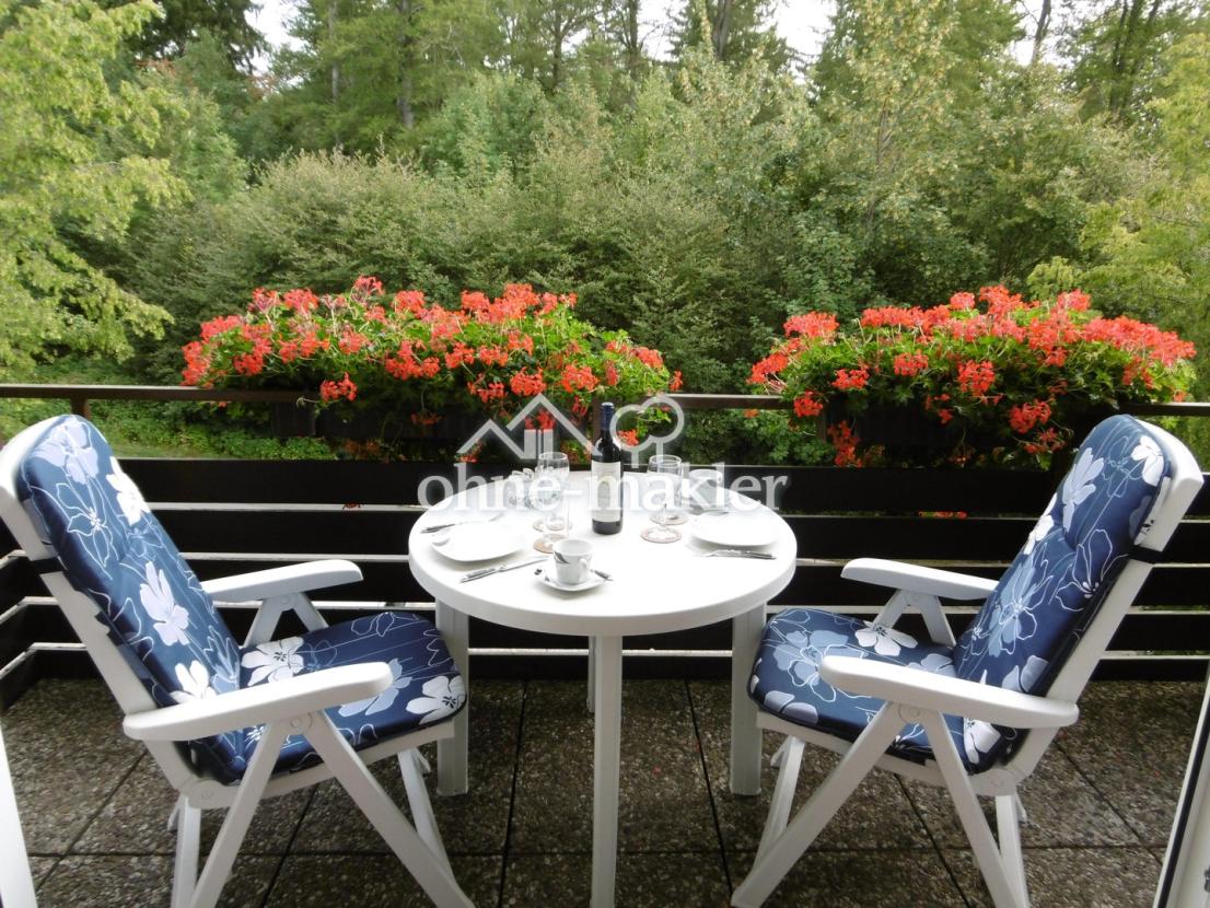 Balkon im Sommer