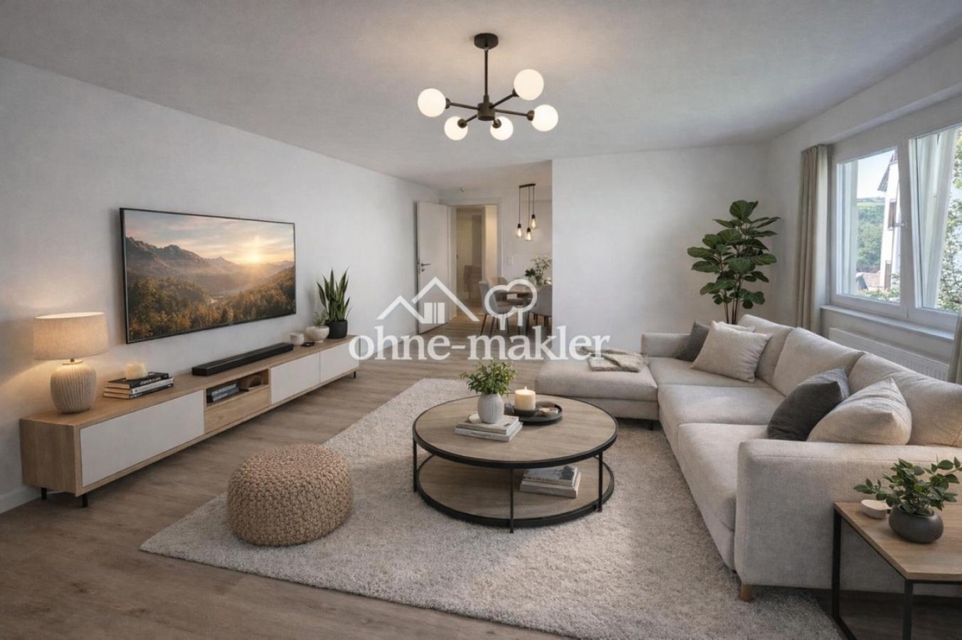 Wohnzimmer "Virtuell möbliert“