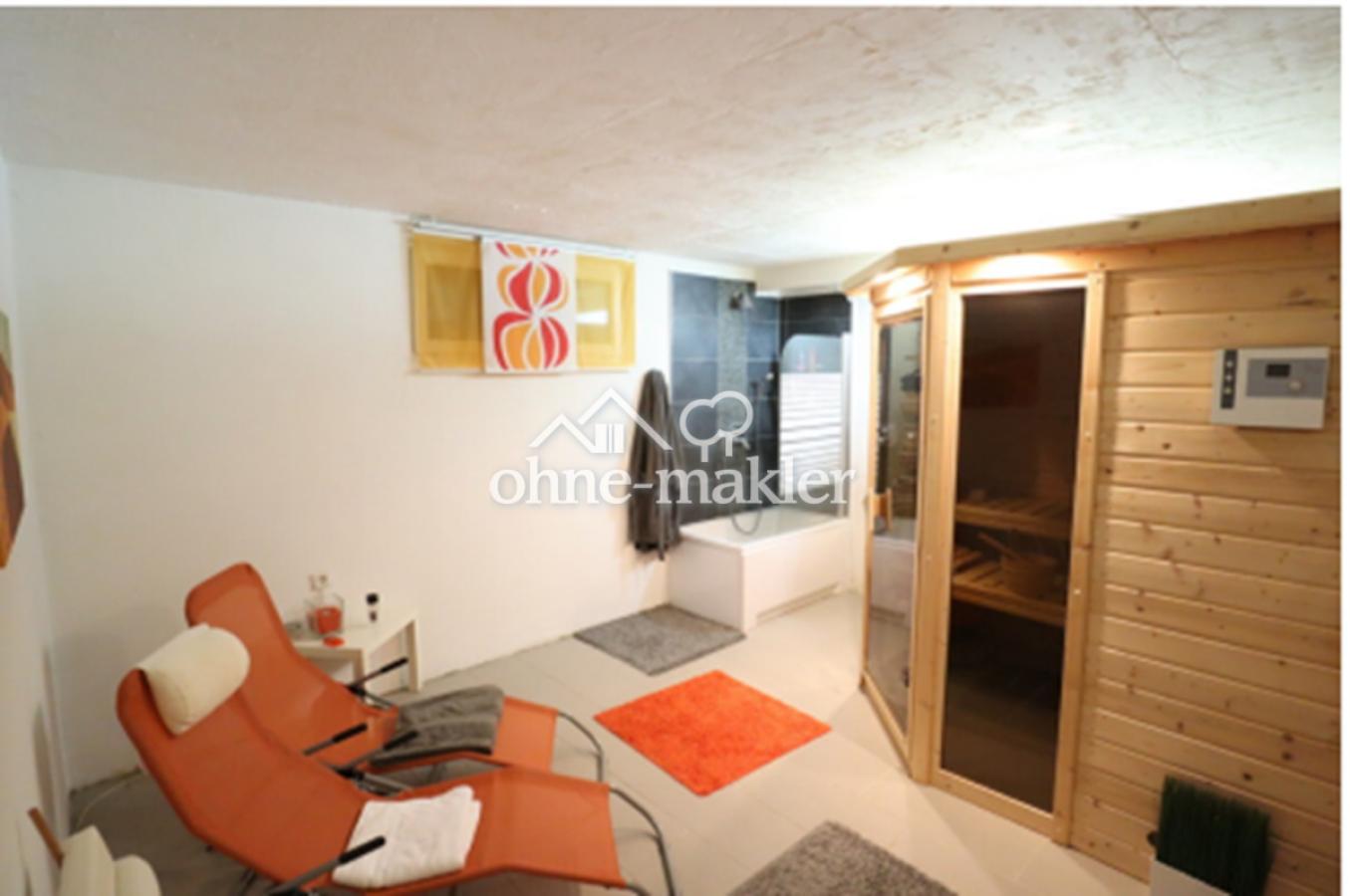 Sauna m Kellergeschoss