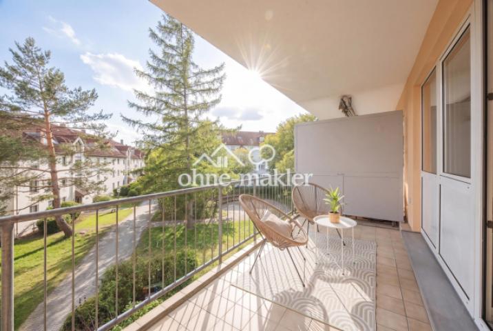 Balkon mit Süd-West Sonne