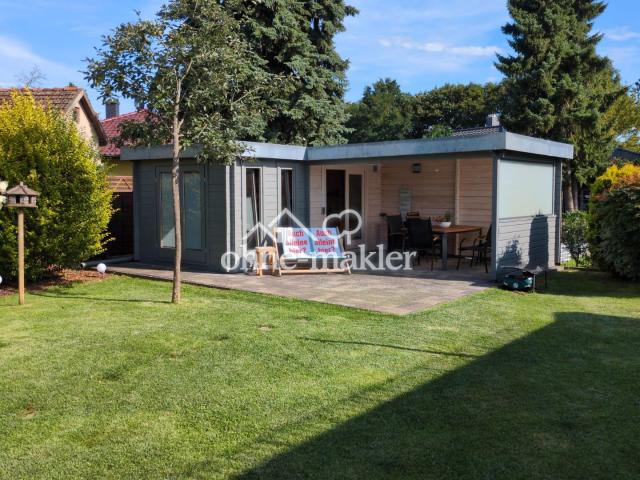 Ausblick vom Mietergarten