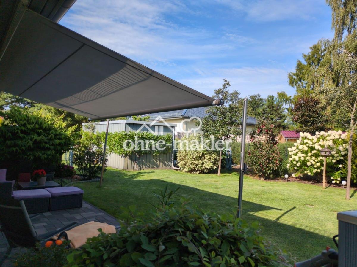 große Terrasse mit 6m Markise