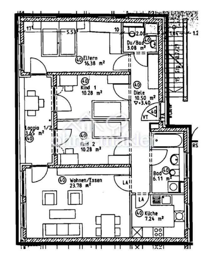 Grundriss Wohnung