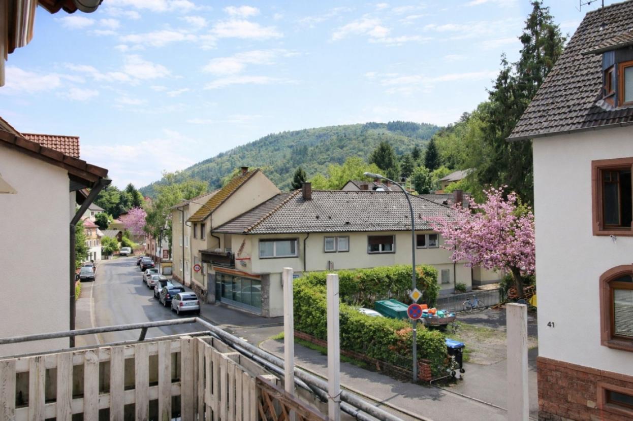 Ausblick vom Balkon