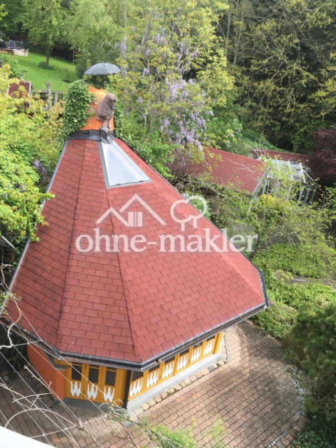 Blick von ELW auf Pavillon