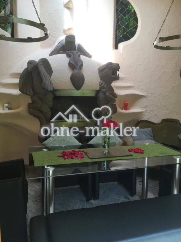 Pavillon mit offenem Kamin